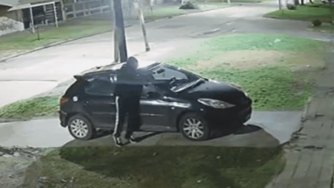 intento robar un auto en tolosa y salio corriendo cuando se activo la alarma intento robar un auto en tolosa y salio corriendo cuando se activo la alarma