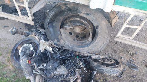 otra tragedia en la region: murio un motociclista en abasto otra tragedia en la region: murio un motociclista en abasto