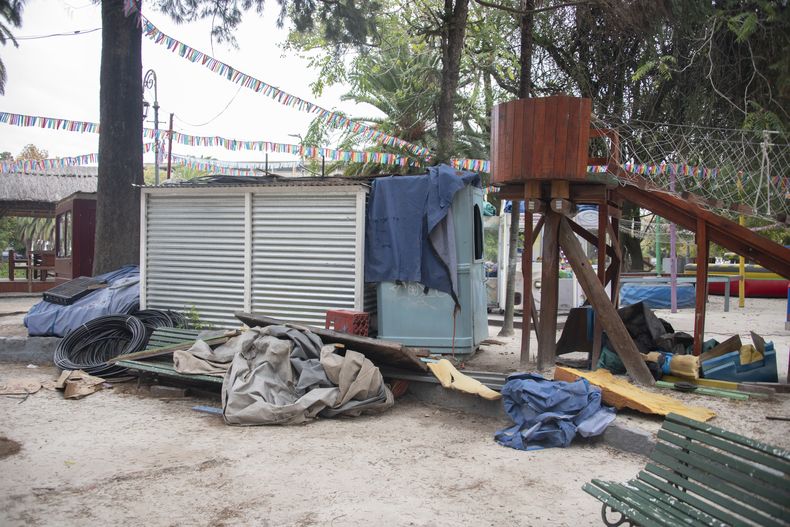 Puestos gastronómicos hoy en el Bosque