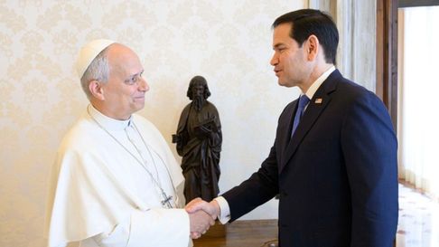 El papa León XiV y Marco Rubio se reunieron en el Vaticano. El papa León XiV y Marco Rubio se reunieron en el Vaticano.