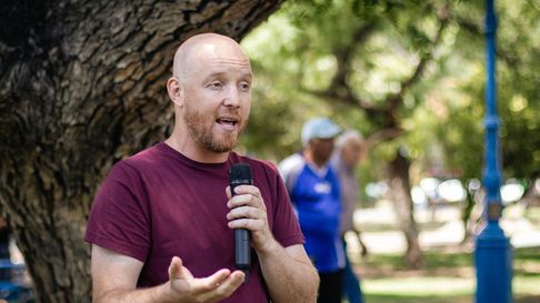 El intendente Esteban Allasino plebiscita su gestión el domingo. El intendente Esteban Allasino plebiscita su gestión el domingo.