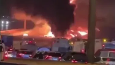 Incendio en embajada de Estados Unidos