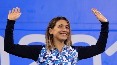 La exnadadora Delfina Pignatiello participó en los Juegos Olímpicos de Tokio 2020 La exnadadora Delfina Pignatiello participó en los Juegos Olímpicos de Tokio 2020