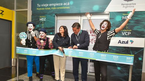 Mendoza-Campinas: Conectividad directa sin necesidad de pasar por Buenos Aires ni San Pablo capital. Mendoza-Campinas: Conectividad directa sin necesidad de pasar por Buenos Aires ni San Pablo capital.