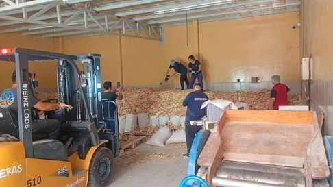 Postal del operativo policial realizado en Las Heras. Postal del operativo policial realizado en Las Heras.