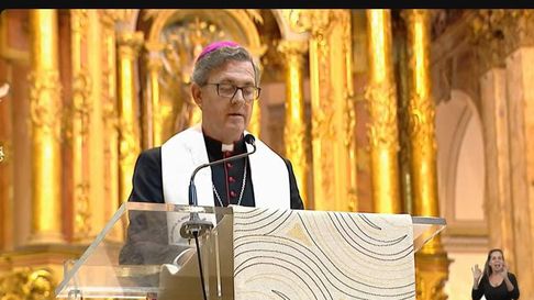 Jorge García Cuerva brindó un duro mensaje en el Te Deum con Javier Milei sentado en primera fila. Jorge García Cuerva brindó un duro mensaje en el Te Deum con Javier Milei sentado en primera fila.