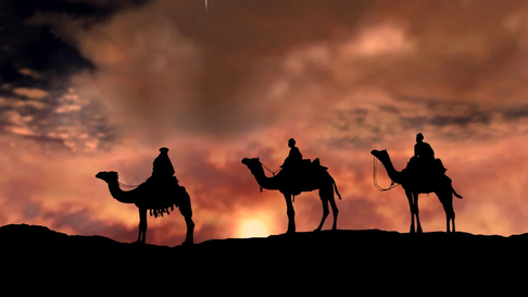 Los Reyes Magos, en camino hacia La Plata Los Reyes Magos, en camino hacia La Plata