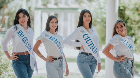 Las jóvenes que buscan representar a Malargüe en la Fiesta Nacional. Las jóvenes que buscan representar a Malargüe en la Fiesta Nacional.