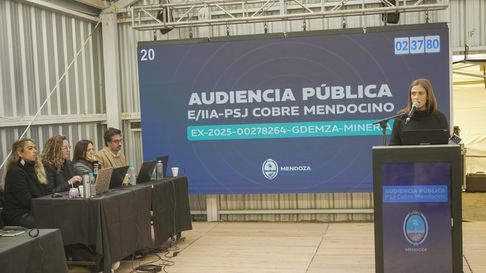 Culminó la audiencia pública del Proyecto San Jorge en Uspallata con récord de participación y reclamos por más control en la minería. Culminó la audiencia pública del Proyecto San Jorge en Uspallata con récord de participación y reclamos por más control en la minería.