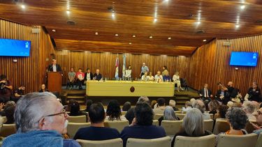 Momentos previos a la conferencia en Córdoba