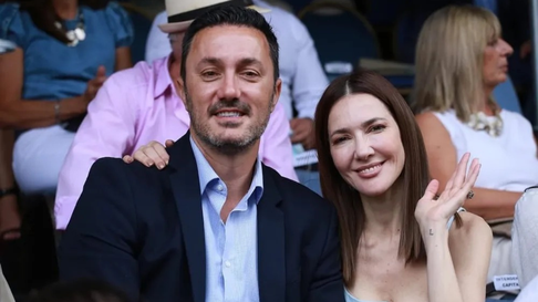 El diputado nacional Luis Petri junto a Cristina Pérez. El diputado nacional Luis Petri junto a Cristina Pérez.