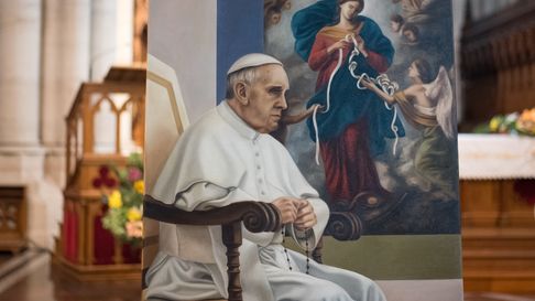 Los fieles despiden al papa Francisco en la Catedral Los fieles despiden al papa Francisco en la Catedral