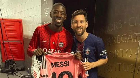Lionel Messi felicitó a Dembele por el Balón de Oro. Lionel Messi felicitó a Dembele por el Balón de Oro.