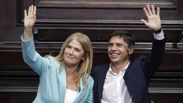 Todo listo para el discurso de Axel Kicillof Todo listo para el discurso de Axel Kicillof