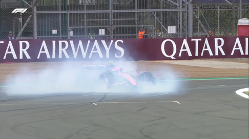 Franco Colapinto despistó durante la clasificación Franco Colapinto despistó durante la clasificación