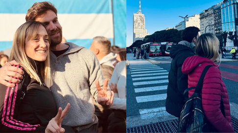 Anabel Fernández Sagasti y su novio, Cristian Cimminelli, en el posteo de Instagram que se volvió viral este miércoles. Anabel Fernández Sagasti y su novio, Cristian Cimminelli, en el posteo de Instagram que se volvió viral este miércoles.