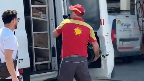 Captura de pantalla del video difundido en las redes sociales de la empresa Captura de pantalla del video difundido en las redes sociales de la empresa