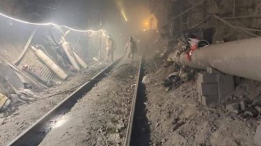 Rescatistas trabajan para encontrar a otros dos mineros.&nbsp;