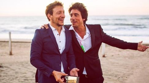 Nicolás Vázquez y su hermano Santiago Nicolás Vázquez y su hermano Santiago