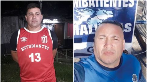 Iván Tobar y el Volador Camilleri, líderes de las barras de Estudiantes y Gimnasia, respectivamente Iván Tobar y el Volador Camilleri, líderes de las barras de Estudiantes y Gimnasia, respectivamente