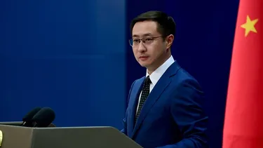 El portavoz del Ministerio de Relaciones Exteriores de China, Lin Jian.