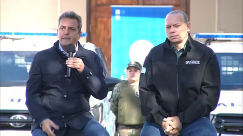 Sergio Massa y Sergio Berni Sergio Massa y Sergio Berni