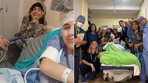 del apoyo economico al acompanamiento: maria becerra estuvo con sol en el hospital del apoyo economico al acompanamiento: maria becerra estuvo con sol en el hospital
