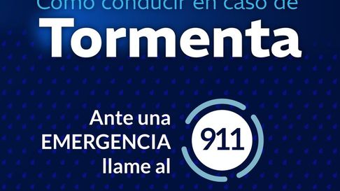 El Ministerio de Seguridad Mendoza lanzó recomendaciones para los días de lluvia. El Ministerio de Seguridad Mendoza lanzó recomendaciones para los días de lluvia.