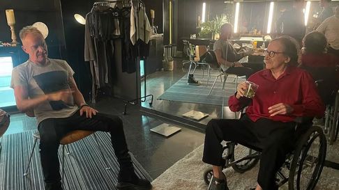 Sting y Charly García, febrero de 2025 Sting y Charly García, febrero de 2025