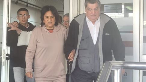 Milagro Sala junto a su médico Milagro Sala junto a su médico