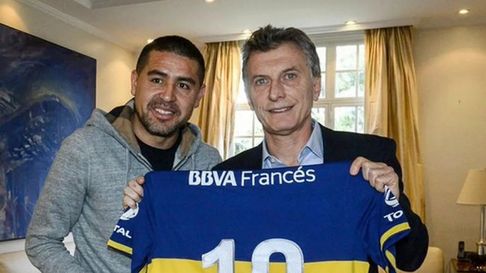 Mauricio Macri disparó contra Juan Román Riquelme. Mauricio Macri disparó contra Juan Román Riquelme.