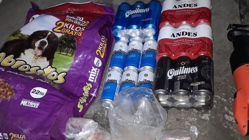 Imagen de los elementos robados en San Rafael. Imagen de los elementos robados en San Rafael.