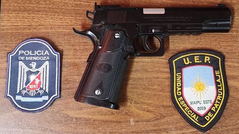 Los jóvenes llevaban una réplica de pistola entre sus pertenecias. Los jóvenes llevaban una réplica de pistola entre sus pertenecias.