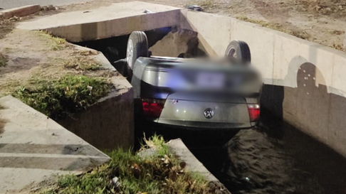 Aparatoso accidente en Guaymallén Aparatoso accidente en Guaymallén