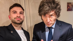 Javier Milei y Mauricio Novelli Javier Milei y Mauricio Novelli