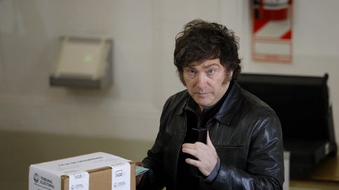 El presidente Javier Milei votando en las legislativas porteñas El presidente Javier Milei votando en las legislativas porteñas