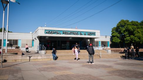 El nene fue trasladado al Hospital Notti El nene fue trasladado al Hospital Notti