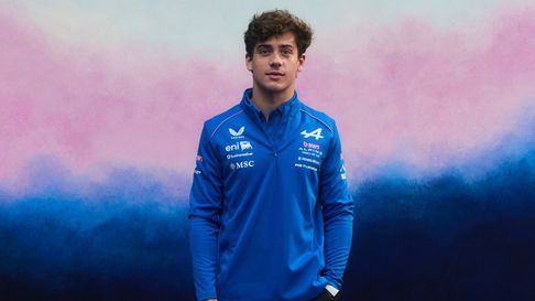 Franco Colapinto giró en el Alpine A526. Franco Colapinto giró en el Alpine A526.