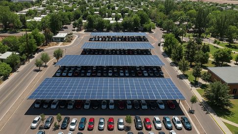 Los paneles solares abastecerán de energía a todo el edificio municipal. Los paneles solares abastecerán de energía a todo el edificio municipal.