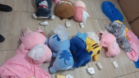 Los peluches tenían bolsas de cocaína dentro. Los peluches tenían bolsas de cocaína dentro.