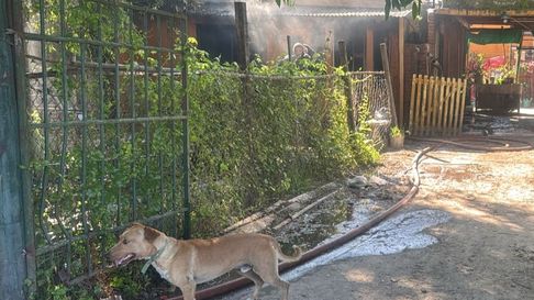 impresionante incendio en una casa de ringuelet impresionante incendio en una casa de ringuelet