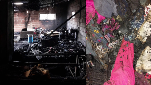 feroz incendio en una casa de etcheverry feroz incendio en una casa de etcheverry