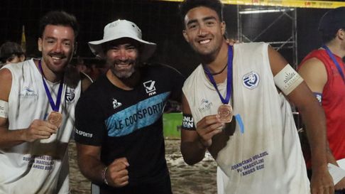 Una dupla de mendocinos estará presente en el Mundial de beach vóley. Una dupla de mendocinos estará presente en el Mundial de beach vóley.