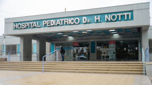 El chico quedó internado en el Hospital Notti El chico quedó internado en el Hospital Notti