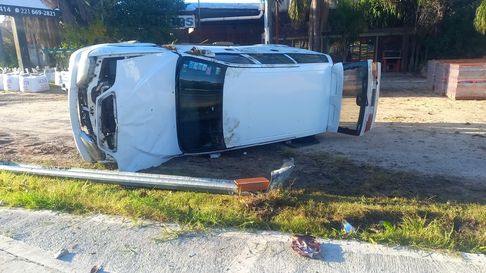 Ocurrió en la rotonda René Favaloro de Berisso Ocurrió en la rotonda René Favaloro de Berisso