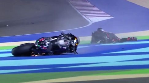 El campeón de MotoGP sufrió múltiples lesiones. El campeón de MotoGP sufrió múltiples lesiones.