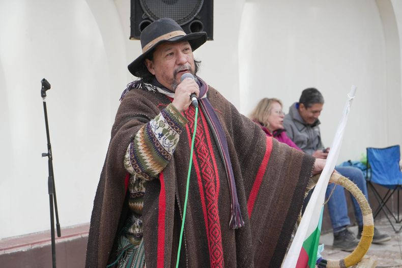 Gabriel Jofré, werken del Lof El Sosneado, también dijo presente en la audiencia popular. Gabriel Jofré, werken del Lof El Sosneado, también dijo presente en la audiencia popular.