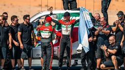 Juan Cruz Yacopini terminó séptimo el Rally Dakar.