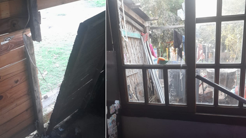 agredio y le destruyo la casa a su tia en el peligro agredio y le destruyo la casa a su tia en el peligro