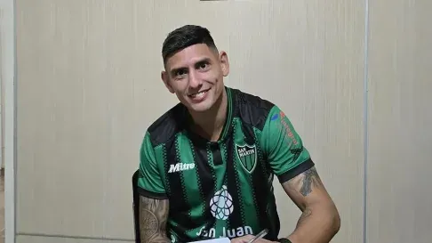 El futbolista recientemente incorporado al club sanjuanino El futbolista recientemente incorporado al club sanjuanino